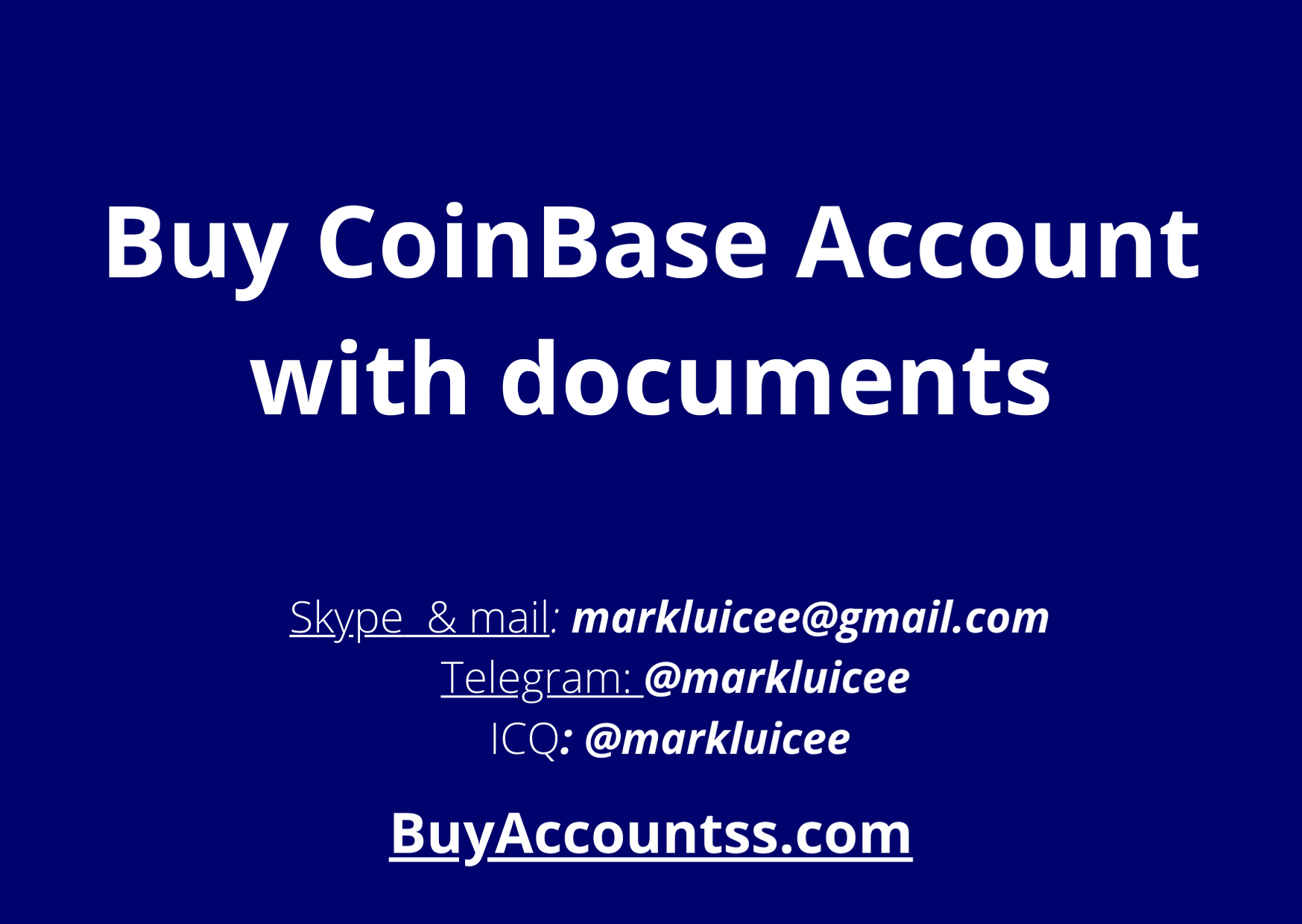 Buy CoinBase Verified Account With documents - BuyAccountss